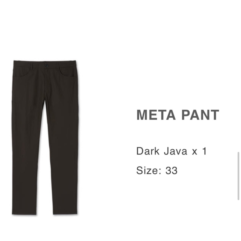 Vuori Brown Chinos Straight-Leg Pants